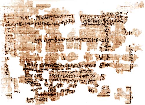 The Hieratic Papyrus