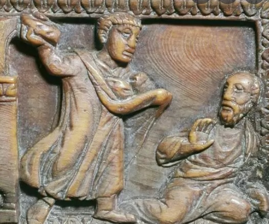 The Stoning of Paul, 4th Cnetury Ivory Carving